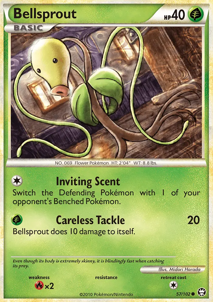 Bellsprout Common Pokemon card #57 from Triumphant