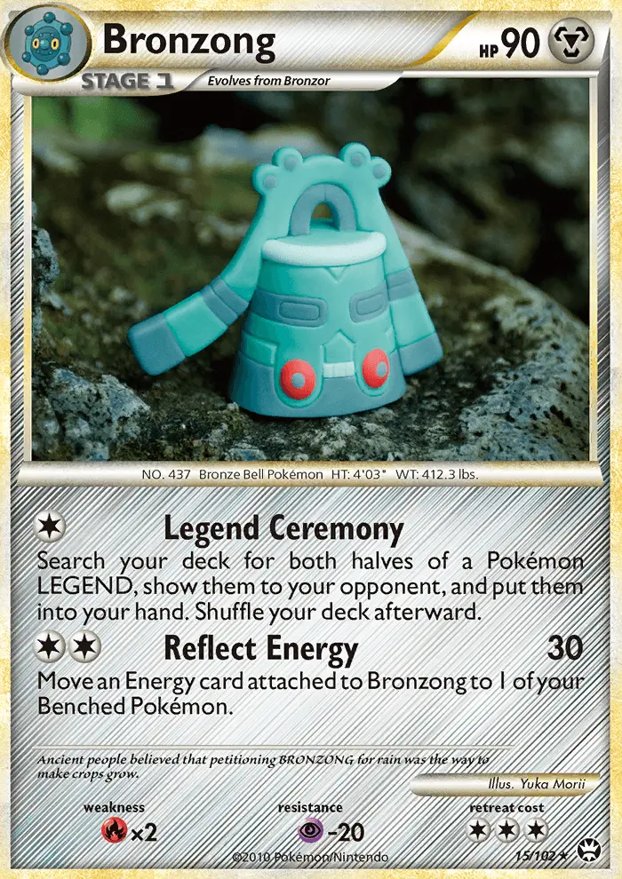 Bronzong Rare Pokemon card #15 from Triumphant