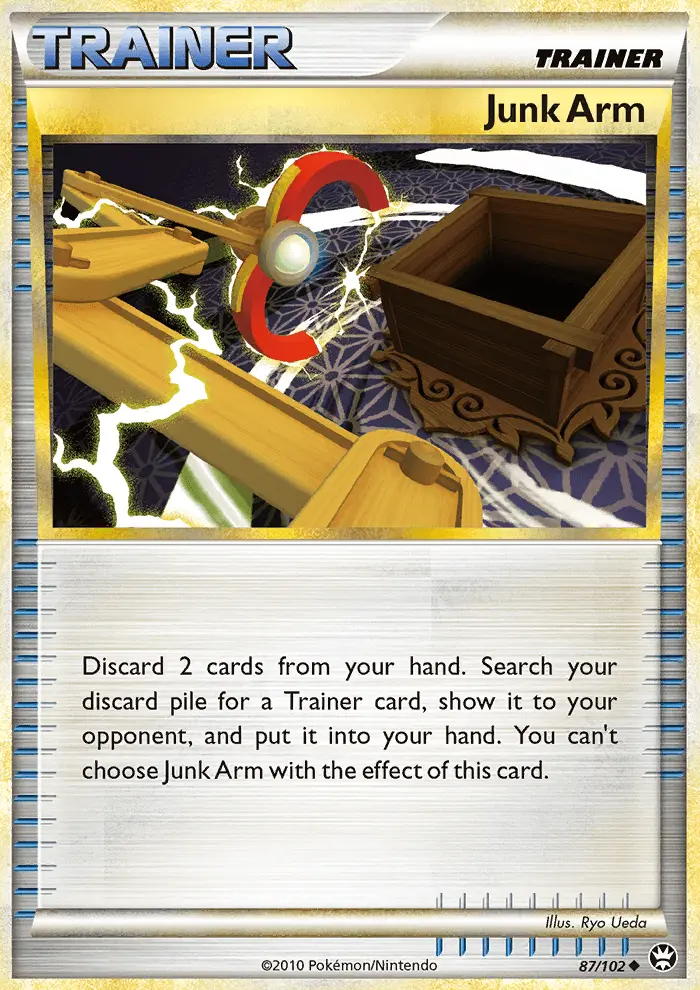 Junk Arm Uncommon Pokemon card #87 from Triumphant