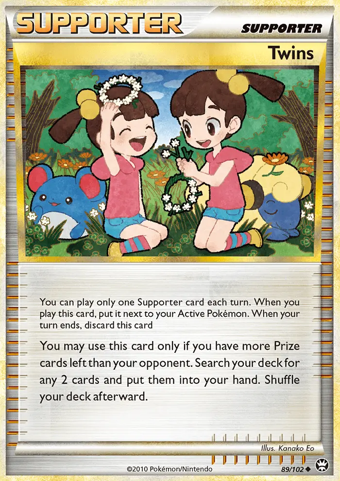 Twins Uncommon Pokemon card #89 from Triumphant
