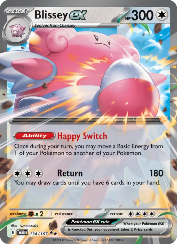 Blissey Pokemon card artwork