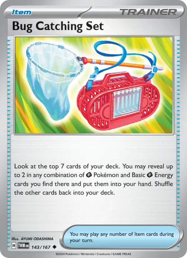 Bug Catching Set Uncommon Pokemon card #143 from Twilight Masquerade