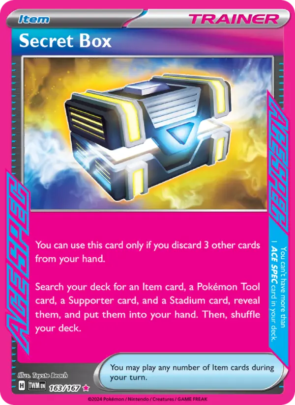 Secret Box ACE SPEC Rare Pokemon card #163 from Twilight Masquerade