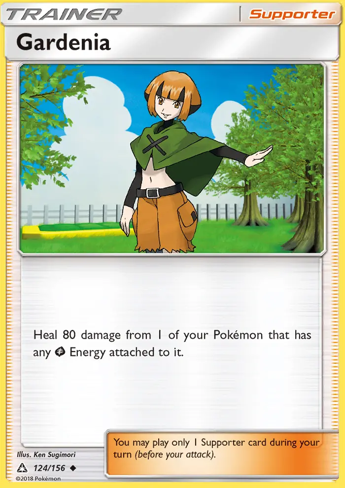 Gardenia Uncommon Pokemon card #124 from Ultra Prism