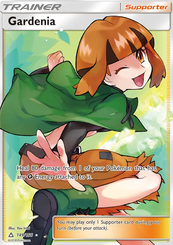Gardenia Ultra Rare Pokemon card #149 from Ultra Prism