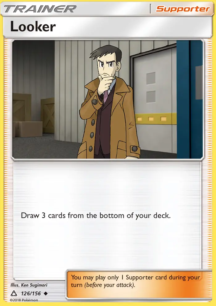 Looker Uncommon Pokemon card #126 from Ultra Prism