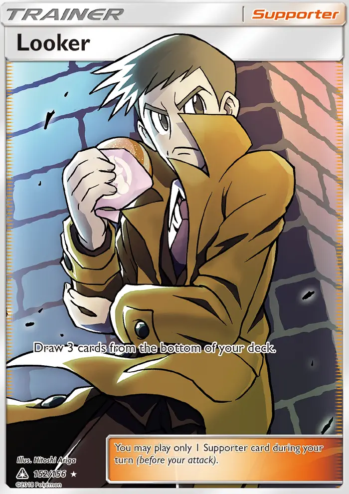 Looker Ultra Rare Pokemon card #152 from Ultra Prism