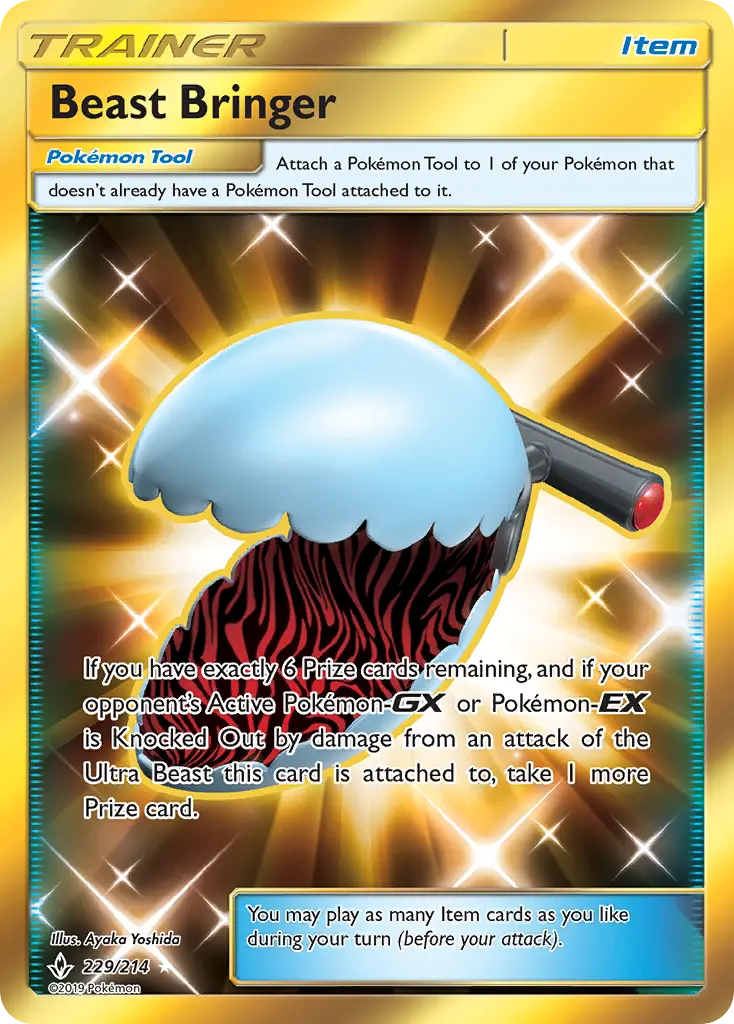 Beast Bringer Secret Rare Pokemon card #229 from Unbroken Bonds