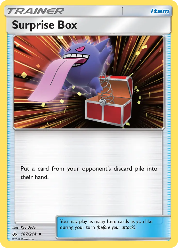 Surprise Box Uncommon Pokemon card #187 from Unbroken Bonds