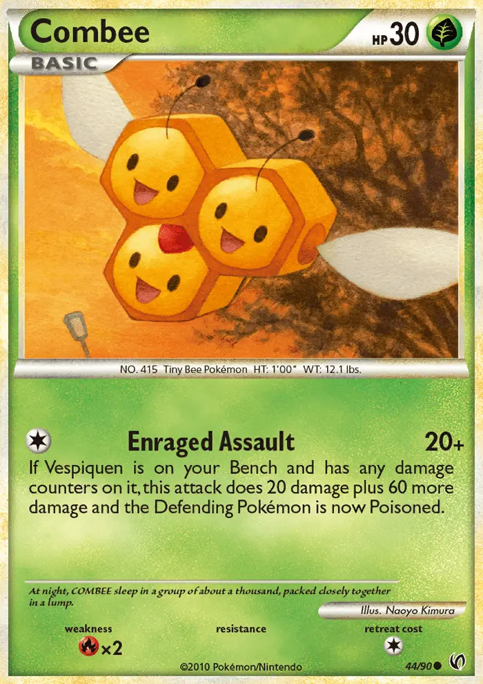 Combee Common Pokemon card #44 from Undaunted