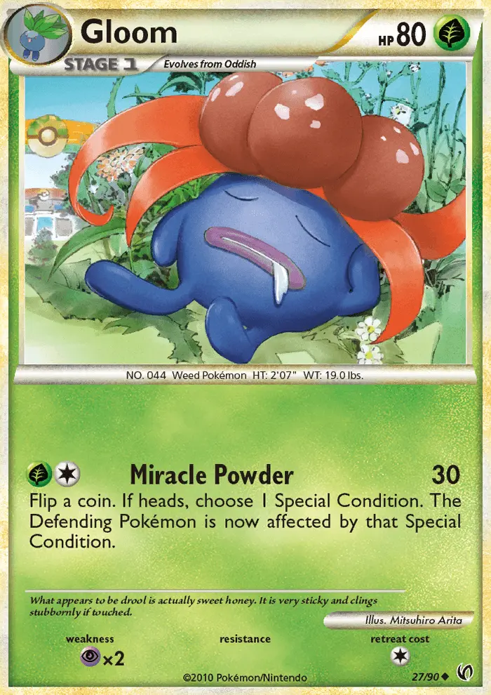 Gloom Uncommon Pokemon card #27 from Undaunted
