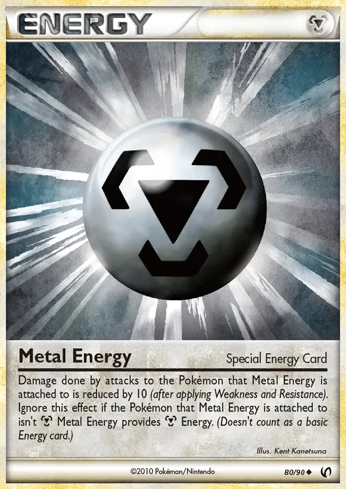 Metal Energy Uncommon Pokemon card #80 from Undaunted