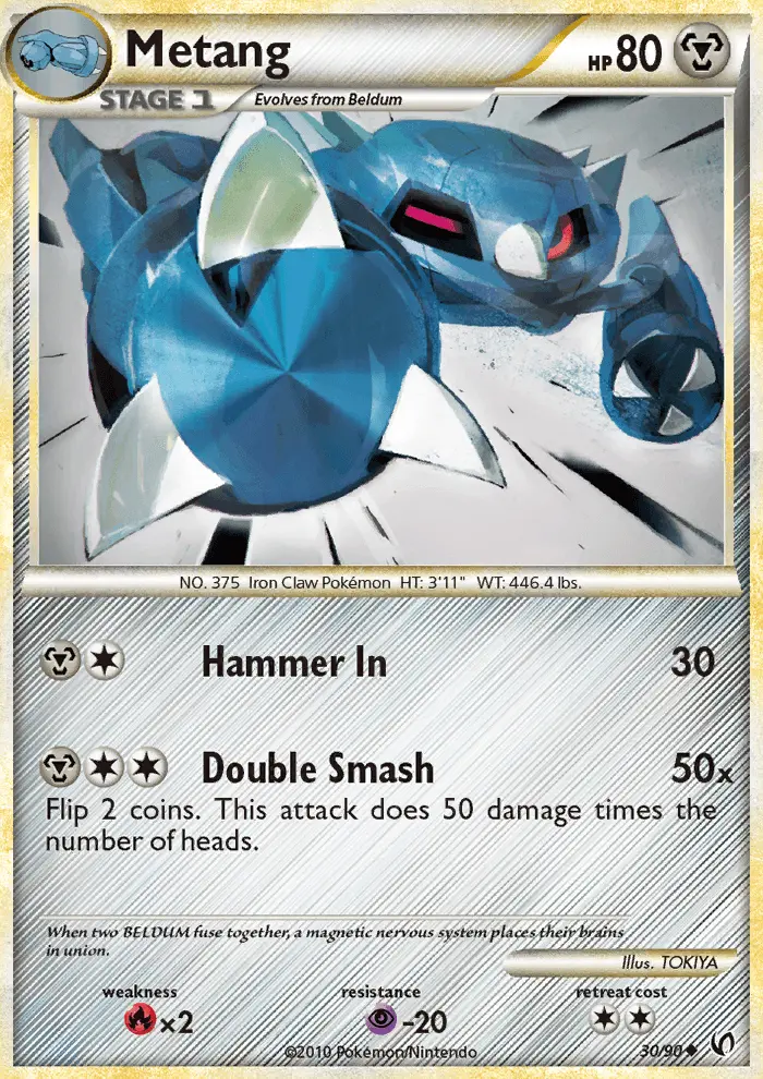 Metang Uncommon Pokemon card #30 from Undaunted