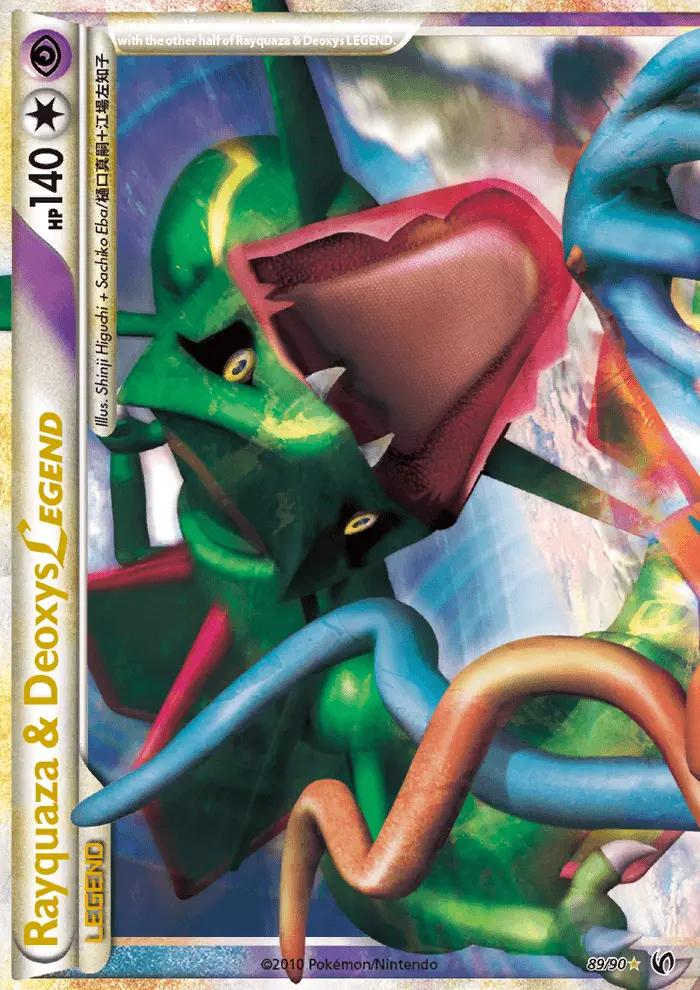 Rayquaza & Deoxys LEGEND LEGEND Pokemon card #89 from Undaunted
