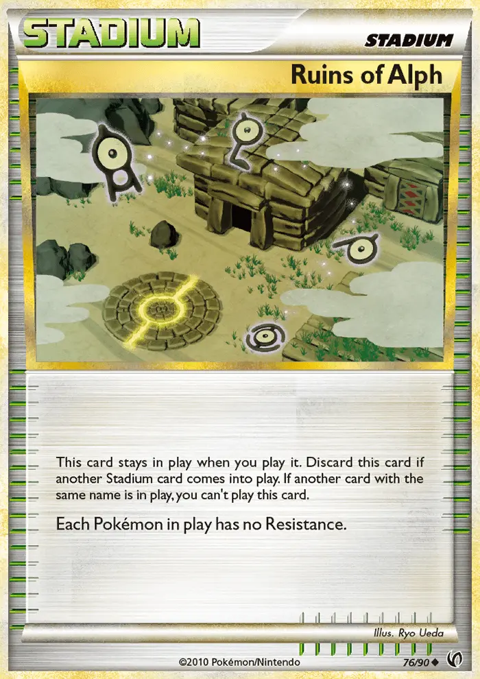 Ruins of Alph Uncommon Pokemon card #76 from Undaunted