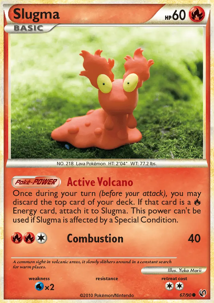 Slugma Common Pokemon card #67 from Undaunted