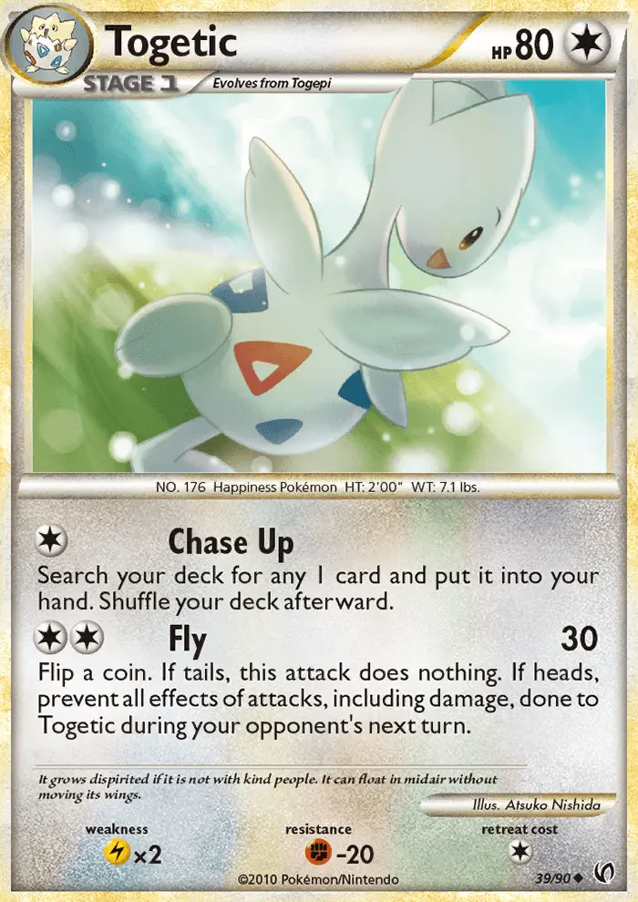 Togetic Uncommon Pokemon card #39 from Undaunted