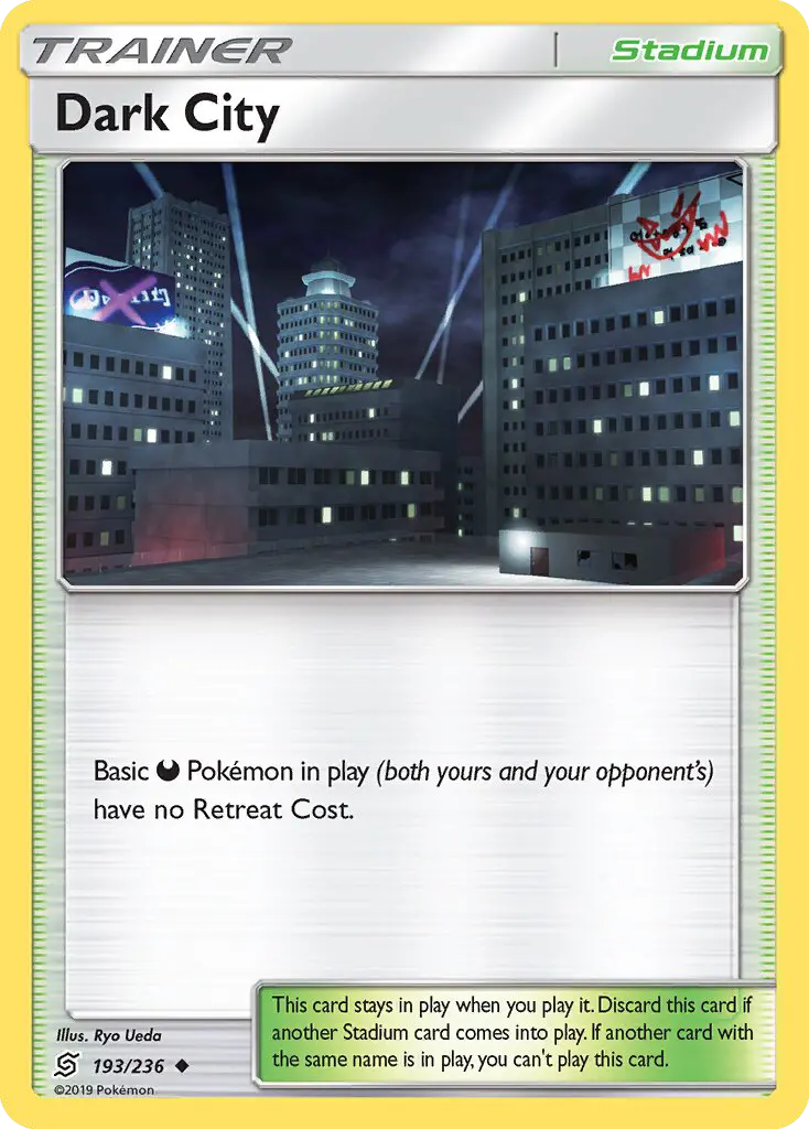 Dark City Uncommon Pokemon card #193 from Unified Minds