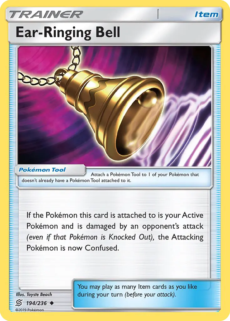 Ear-Ringing Bell Uncommon Pokemon card #194 from Unified Minds
