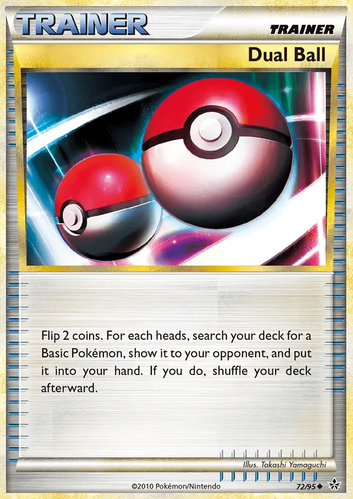 Dual Ball Uncommon Pokemon card #72 from Unleashed