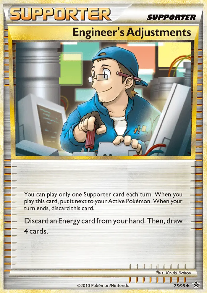 Engineer’s Adjustments Uncommon Pokemon card #75 from Unleashed