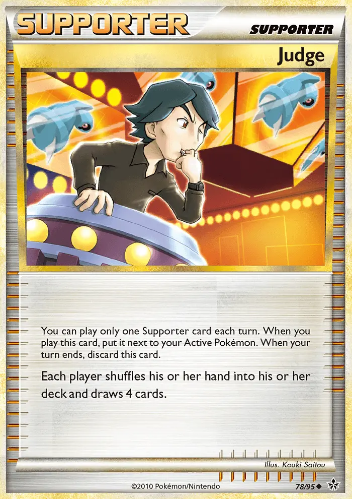 Judge Uncommon Pokemon card #78 from Unleashed