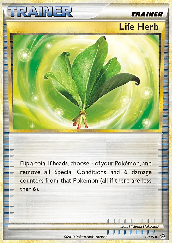 Life Herb Uncommon Pokemon card #79 from Unleashed