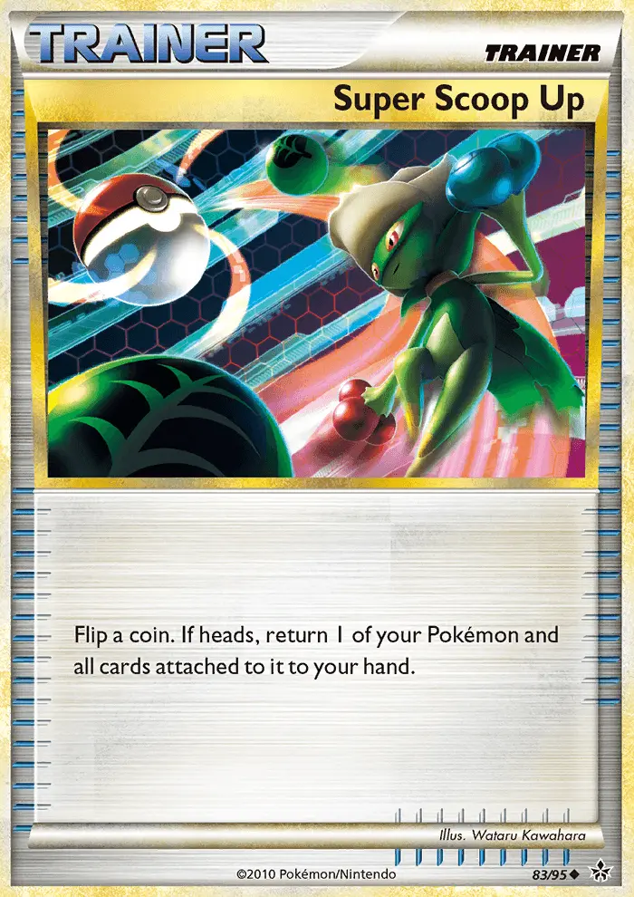 Super Scoop Up Uncommon Pokemon card #83 from Unleashed