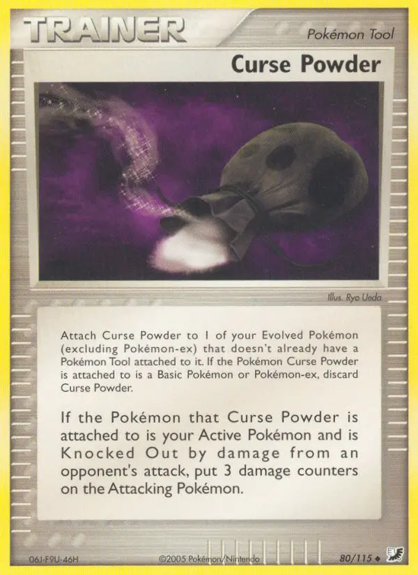 Curse Powder Uncommon Pokemon card #80 from Unseen Forces