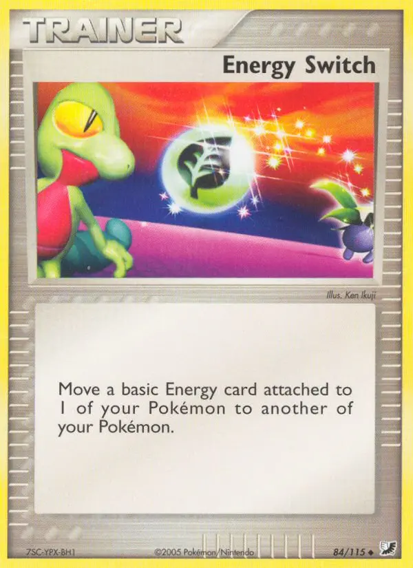 Energy Switch Uncommon Pokemon card #84 from Unseen Forces