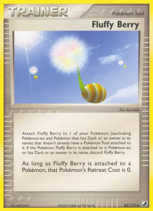 Fluffy Berry Uncommon Pokemon card #85 from Unseen Forces