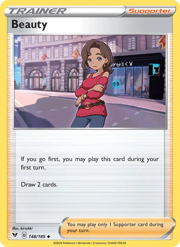 Beauty Uncommon Pokemon card #148 from Vivid Voltage
