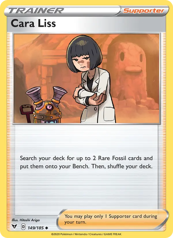 Cara Liss Uncommon Pokemon card #149 from Vivid Voltage