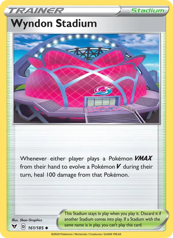 Wyndon Stadium Uncommon Pokemon card #161 from Vivid Voltage