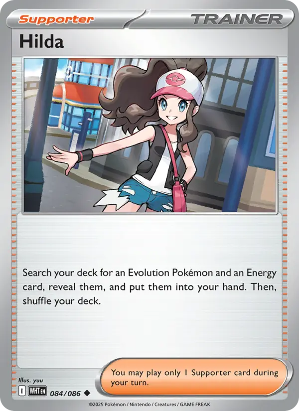 Hilda Uncommon Pokemon card #084 from White Flare