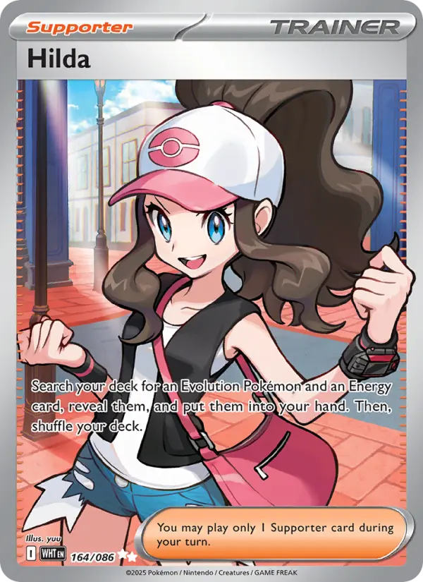 Hilda Ultra Rare Pokemon card #164 from White Flare