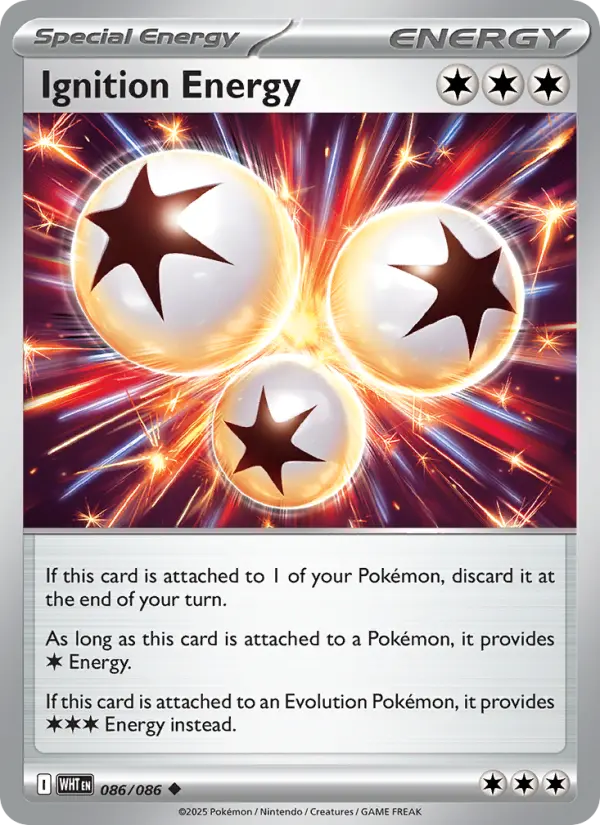 Ignition Energy Uncommon Pokemon card #086 from White Flare