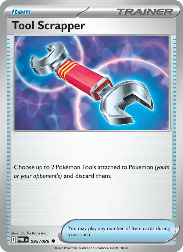 Tool Scrapper Uncommon Pokemon card #085 from White Flare