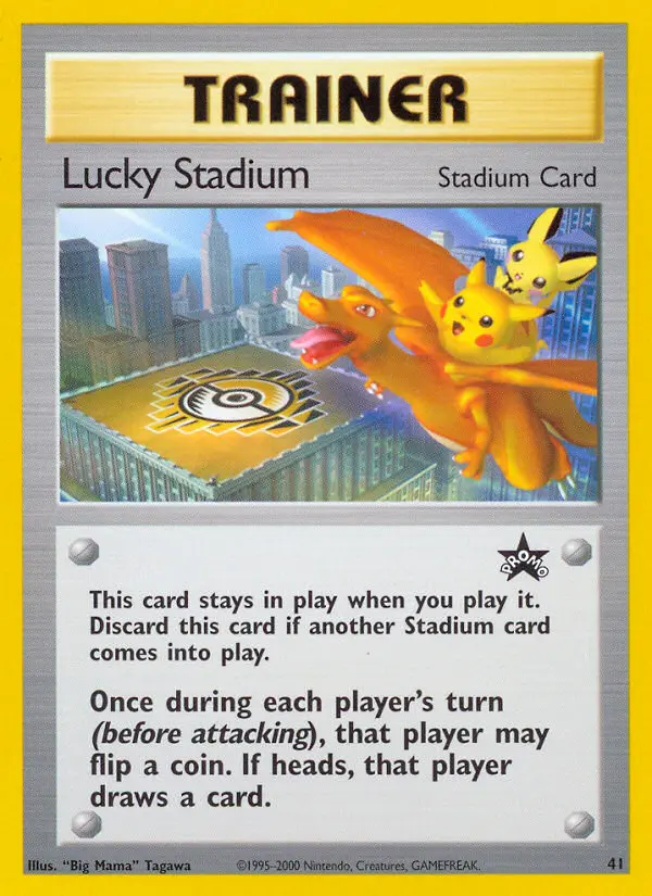 Lucky Stadium Common Pokemon card #41 from Wizards Black Star Promos