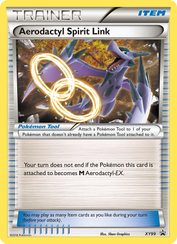 Aerodactyl Spirit Link None Pokemon card #XY99 from XY Black Star Promos