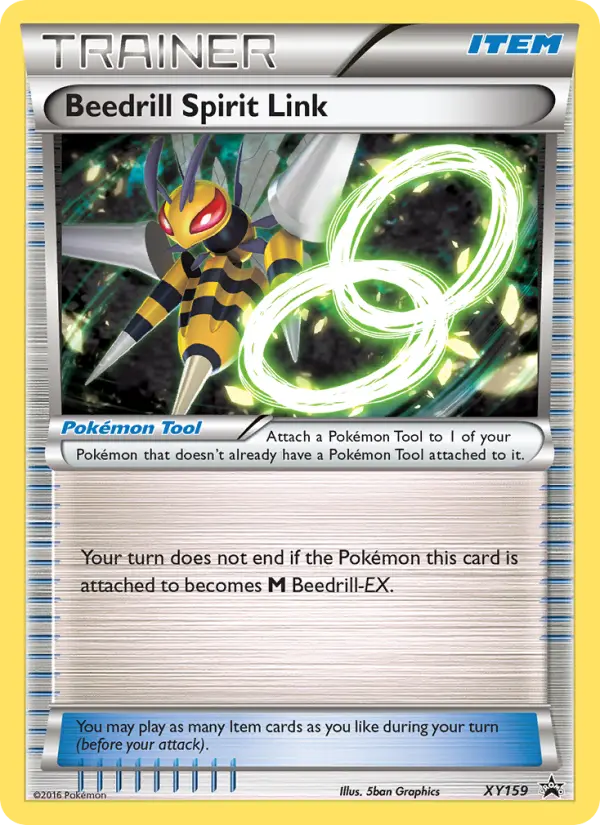 Beedrill Spirit Link Common Pokemon card #XY159 from XY Black Star Promos