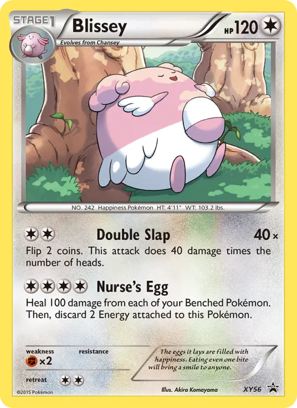 Blissey None Pokemon card #XY56 from XY Black Star Promos