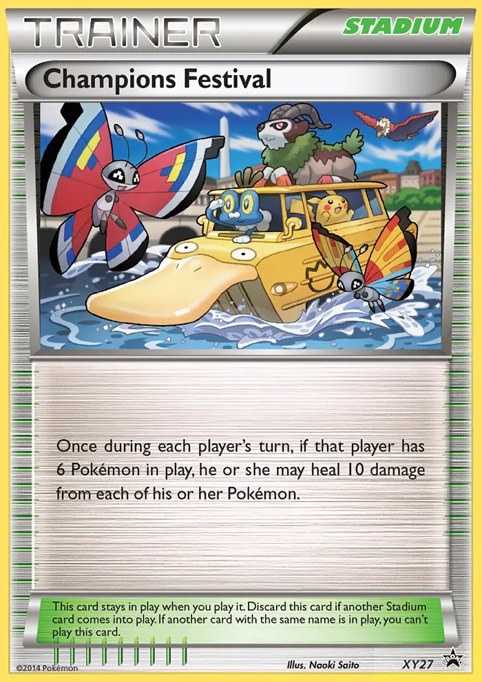Champions Festival None Pokemon card #XY27 from XY Black Star Promos
