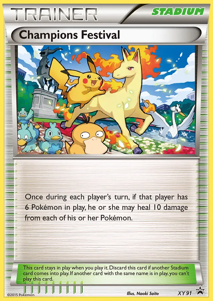 Champions Festival None Pokemon card #XY91 from XY Black Star Promos