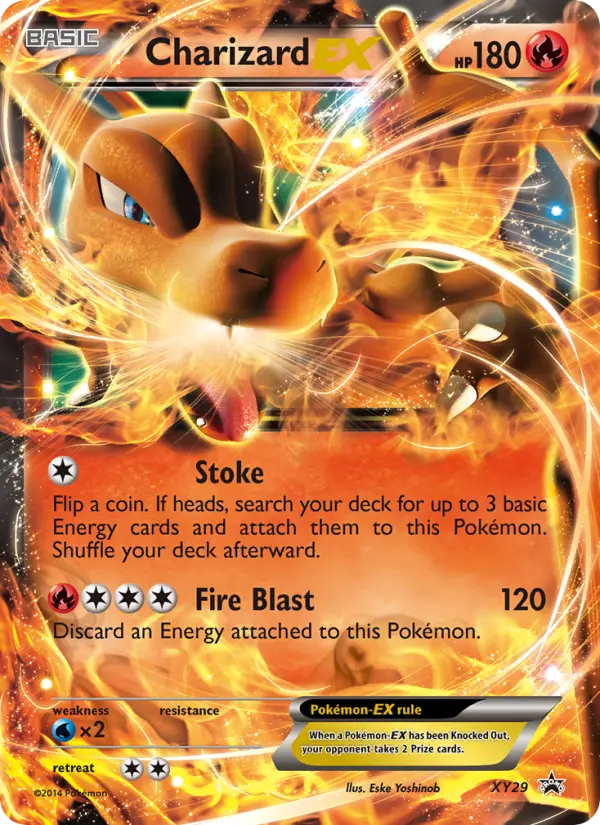 Charizard EX None Pokemon card #XY29 from XY Black Star Promos