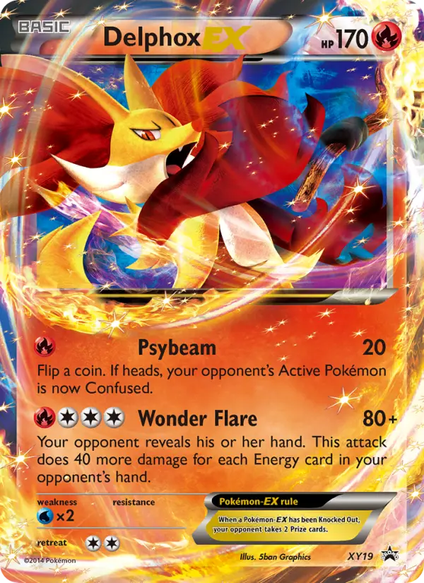 Delphox EX None Pokemon card #XY19 from XY Black Star Promos