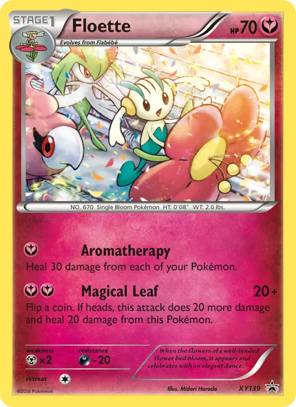 Floette None Pokemon card #XY139 from XY Black Star Promos