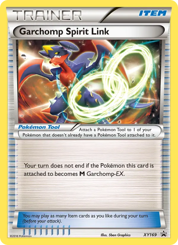Garchomp Spirit Link Common Pokemon card #XY169 from XY Black Star Promos