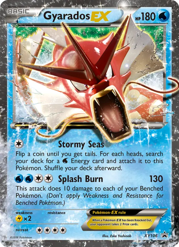 Gyarados EX None Pokemon card #XY106 from XY Black Star Promos