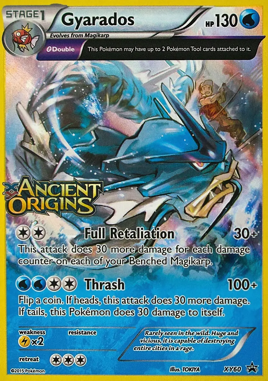 Gyarados None Pokemon card #XY60 from XY Black Star Promos
